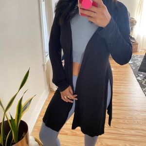 🛍 Black cardigan with slits